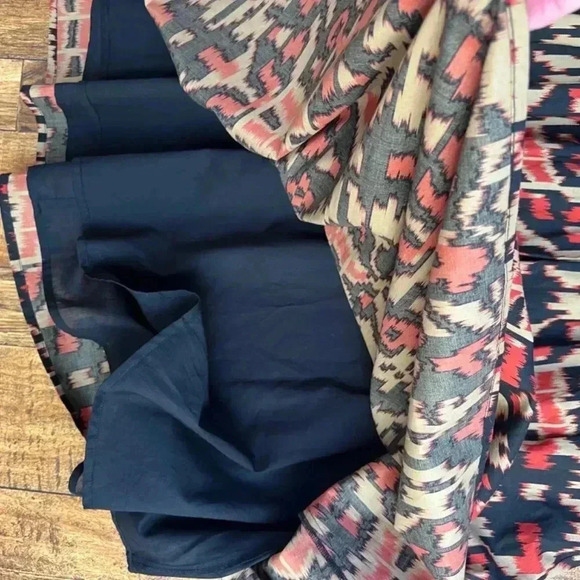NWT Jones New York  Printed Skirt With Tie Sash 4 - Picture 10 of 11